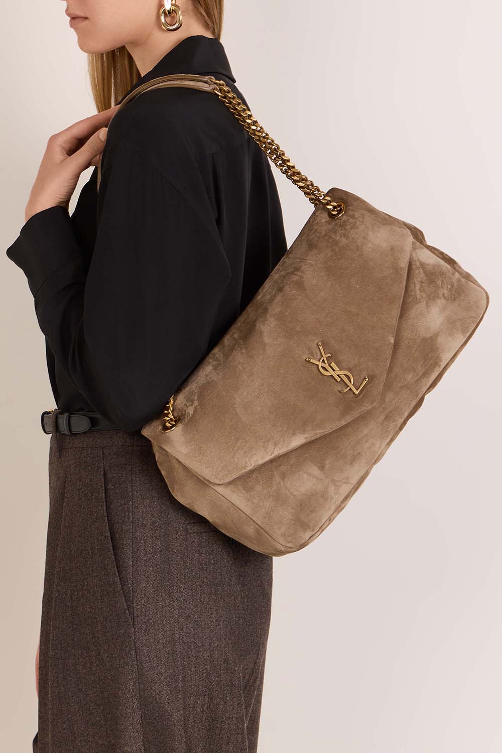 תיק כתף זמש